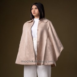 Peruvian Cloak Cape Handmade "Camargo" Alpaca Wool N° 8 Design