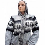 06 Beautiful Peruvian Hoodie Sweaters Alpaca Wool Natural Color