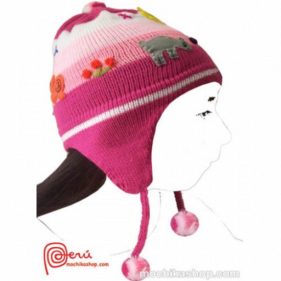20 Beautiful Wholesale Peruvian Children's Arpillera Chullos Hats