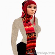 30 Wholesale Peruvian Chullos Scarves Assorted Colors One Piece
