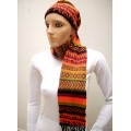 Colorful Beanie Scarves