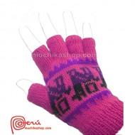 30 Wholesale Peruvian Multicolor Alpaca Wool Fingerless Gloves