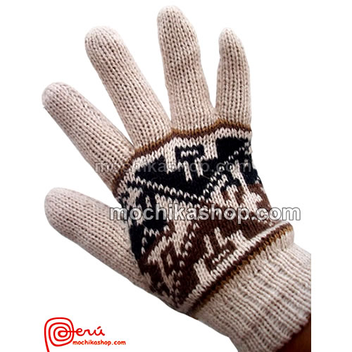 30 Peruvian Gloves Multicolor Reversible Alpaca Wool Blend