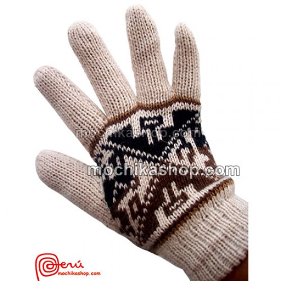 30 Peruvian Gloves Multicolor Reversible Alpaca Wool Blend