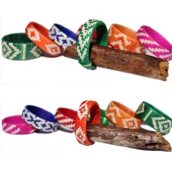 50 Beautiful Cane Arrow Rings, Assorted Colors
