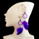 06 Beautiful Small Dreamcatcher Feather Earrings Multicolor