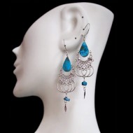 Lot 50 Wholesale Peruvian Stone Earrings Classic Designs