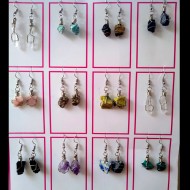 12 Peru Wholesale Earrings Handmade Mixed Stone Varied Design