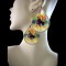 12 Peru Wholesale Teardrop Thread Earrings Butterfly Images