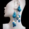 Lot 24 Pretty Peruvian Bombona Earrings With Acai Seeds Beads