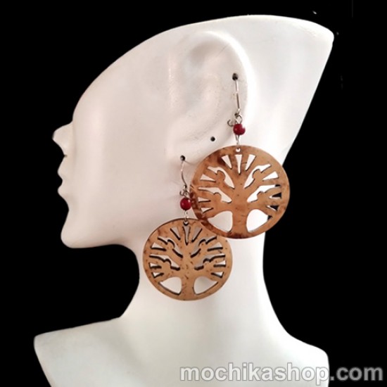 06 Nice Peruvian Coconut Earrings Frosty Design 06 Nice Peruvian Coconut Earrings Frosty Design