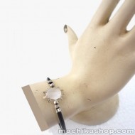 12 Pretty Wholesale Bracelets Handmade Leather & Agate Stone