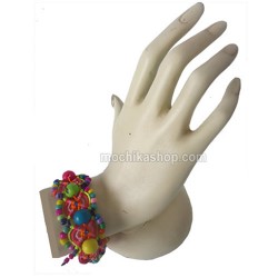 12 Beautiful  Acai Multicolor Bracelets handcrafted with Mostacilla Beads