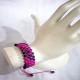 06 Pretty Achira Seeds Colorful Bracelets , Assorted Design