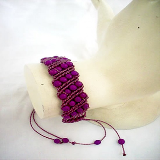 06 Beautiful Achira Seeds Bracelets ,Tribal Design