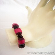 06 Nice Pona Seeds Stretch Bracelets, Assorted Color Design