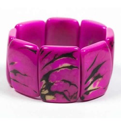 12 Precious Tagua Cuff Bracelets, Tribal Chunky Design