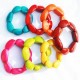 12 Pretty Braided Tagua Bracelets, Mixed Colors Design