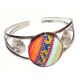 12 Gorgeous Aguayo Cusco Fabric Bracelets & Alpaca Silver,Mixed Design