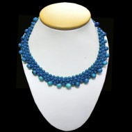 12 Wholesale Peruvian Achira Choker Necklaces, Mixed Colors