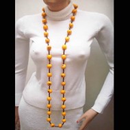 06 Inca Necklaces Handmade Bombona Seed Beads & Wood