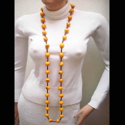 06 Inca Necklaces Handmade Bombona Seed Beads & Wood