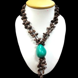 06 Pretty  Wholesale Coffee Seeds Necklaces & Tagua Bead