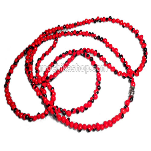12 Wholesale Large Necklaces Handmade Huayruro Baby Seed Beads