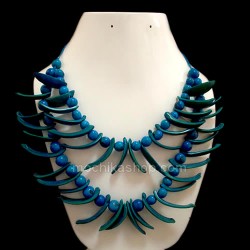 12 Wholesale Necklaces Handmade Palmito Seeds and Acai Beads