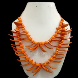 Wholesale 24 Necklaces Handmade Palmito Seeds & Acai Beads