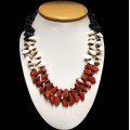 Tagua Cascajo Double Beads 