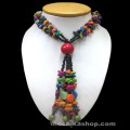 Tagua & Multicolor Beads
