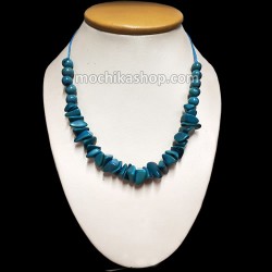 12 Tagua Cascajo Beads Necklaces Handmade, Colorful Choker Design