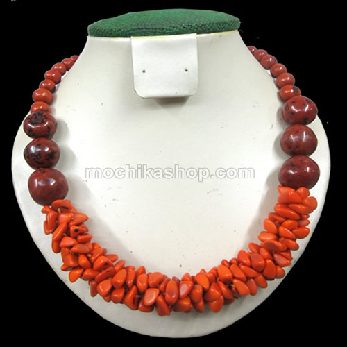 06 Beautiful Necklaces handmade Tagua Cascajo Beads  & Bombona Seeds
