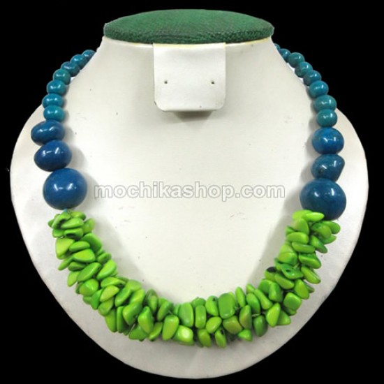 24 Amazing Necklaces Handmade of Tagua Beads Cascajo & Bombona Seeds