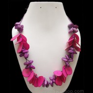 12 Beautiful Necklaces Handmade Tagua Gravel Cascajo Seed Beads