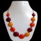 05 Pretty Tagua Seed Beads Necklaces Button Slices, Inca Design
