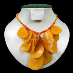 06 Beautiful Choker Necklaces handmade of Tagua Chips