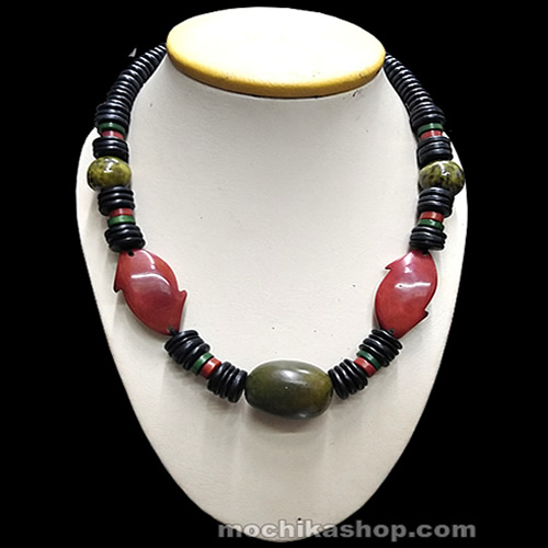 12 Amazing Tagua Necklaces with Brazilian Coconut & Aguaje Seeds - Choker Design