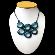 24 Amazing Small Tagua Donuts Necklaces - Natural Design