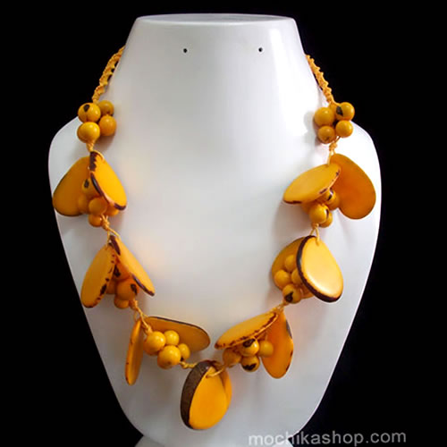 Lot 50 Handmade Peruvian Tagua Necklaces Assorted Designs