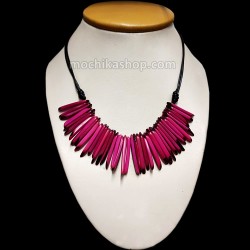 24 Amazing Tagua Stick Necklaces, Tribal Design
