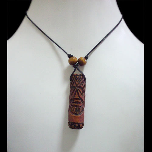 Lot 50 Pendants Necklaces handmade Ceramic Totem Desings