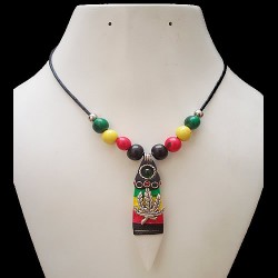 Wholesale 12 Mixed Bone Tribal Pendants Necklaces Handmade