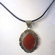 12 Wholesale Ethnic Peruvian Stone Pendants Necklaces Handmade