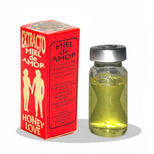 Honey Love Oil  to Attract the Beloved, Little flask x 20 ML - Pack x 12 units