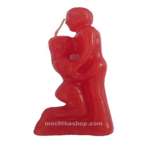Couple Candle Red Color Man and Humiliated Woman Spell, Pack x 12 Units