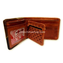 Pretty Peruvian Handmade Leather Wallet NAZCA CULTURE Carved Images