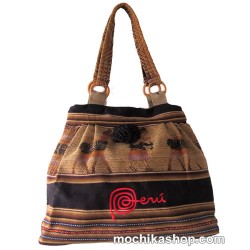 01 Nice Aguayo Fabric Blanket Ethnic Handbag Handmade, Assorted Color