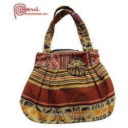 04 Pretty Aguayo Blanket Ethnic Handbag Handmade, Assorted Colors